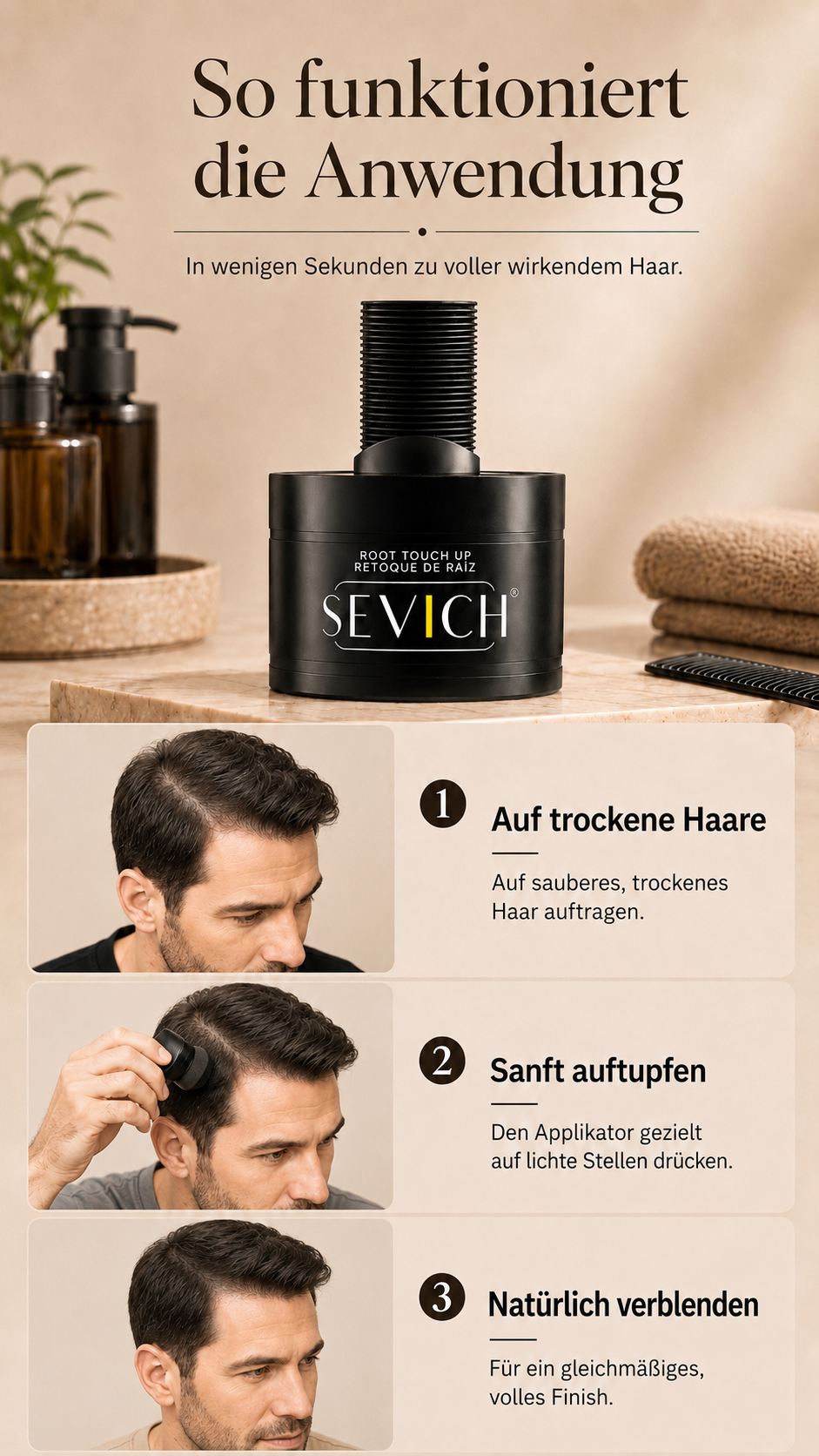 HairBoost. Haarverdichter for men