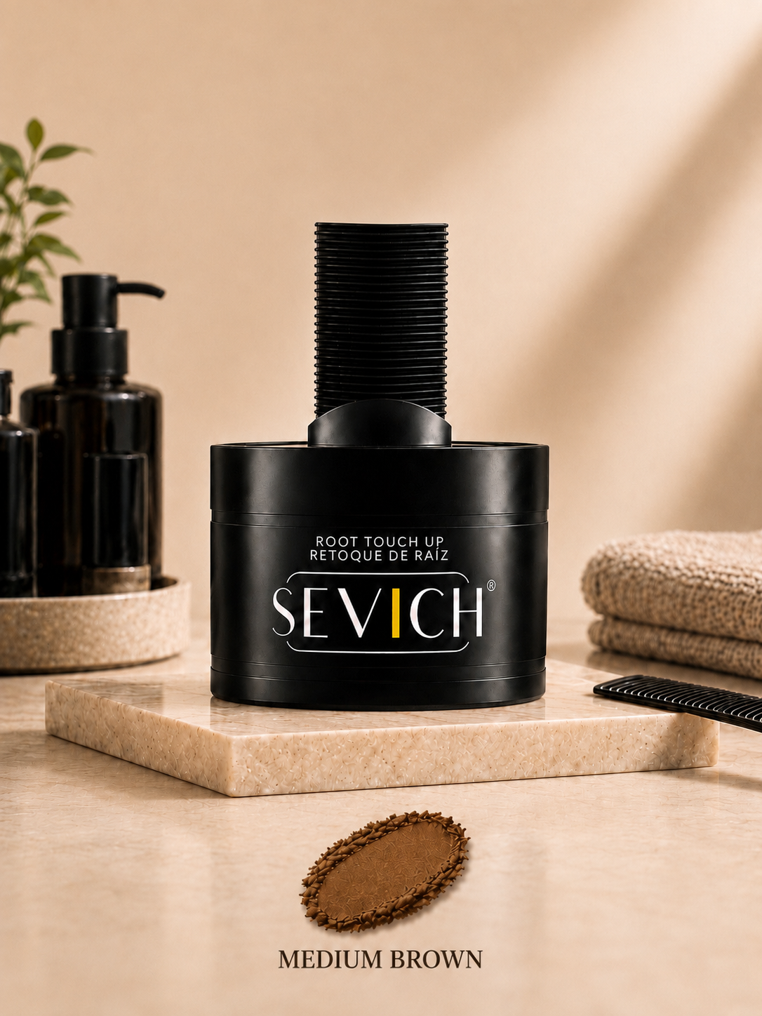 HairBoost Haarverdichter für Männer bei lichten Stellen und Geheimratsecken