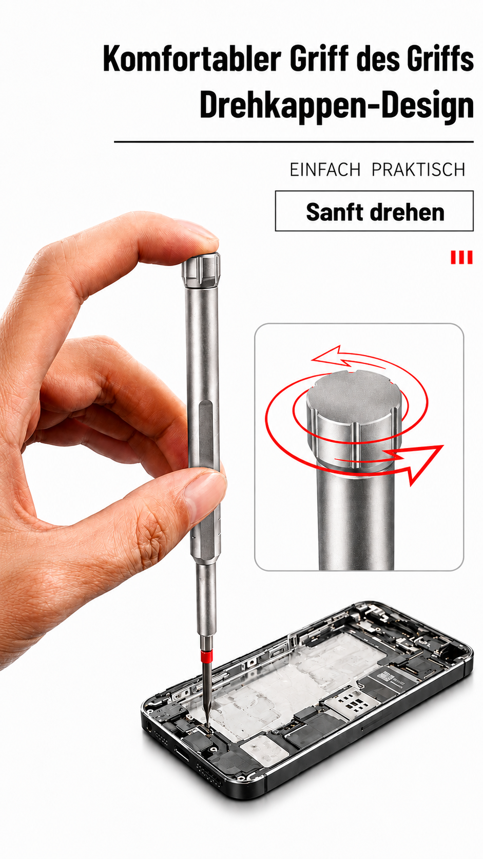 BitBuddy Präzisions-Schraubendreher-Set für Smartphone Laptop Brille und Uhr