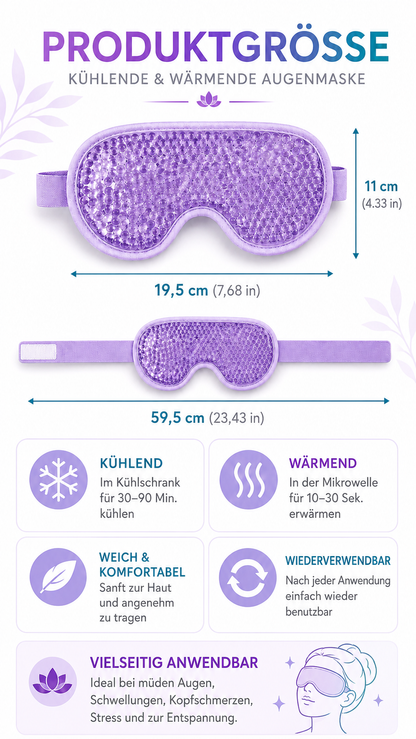 CoolEyes kühlende Gel Augenmaske für müde Augen und Beauty-Routine